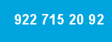 922 715 20 92